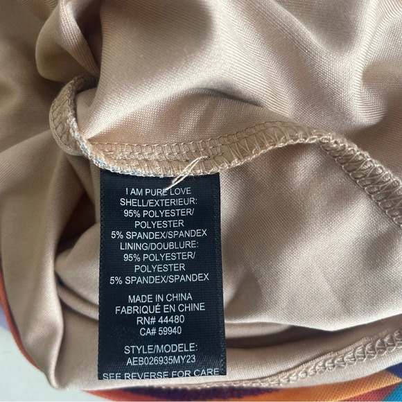 AFRM Orange with other multicolored prints skirt 33315. - Picture 6 of 6